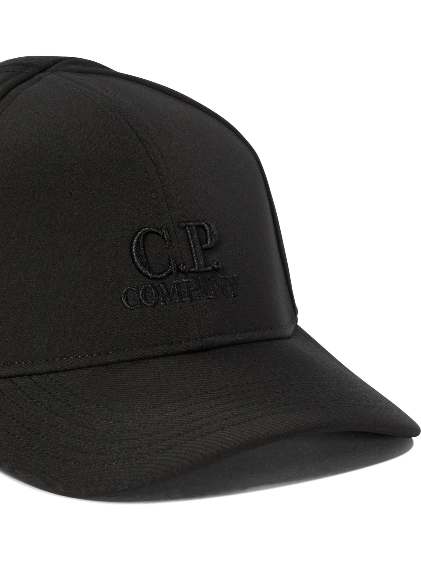 C.P. COMPANY Black   C.P. Shell-R Logo cap